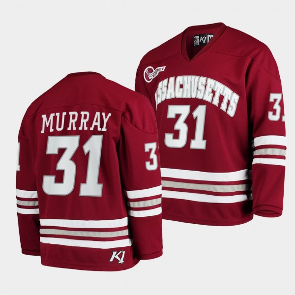 UMass Minutemen Matt Murray Maroon College Hockey 2021-22 Alumni Player Jersey