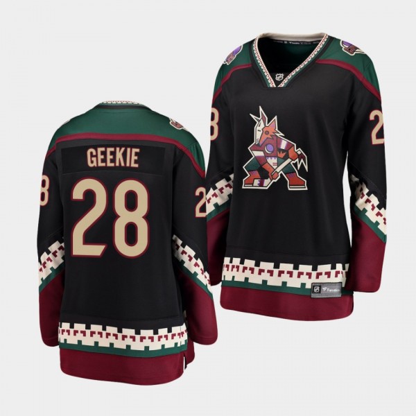 Conor Geekie 2022 NHL Draft Arizona Coyotes #28 Black Jersey Home