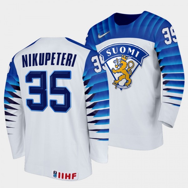 Finland Hockey #35 Olli Nikupeteri 2022 IIHF World...