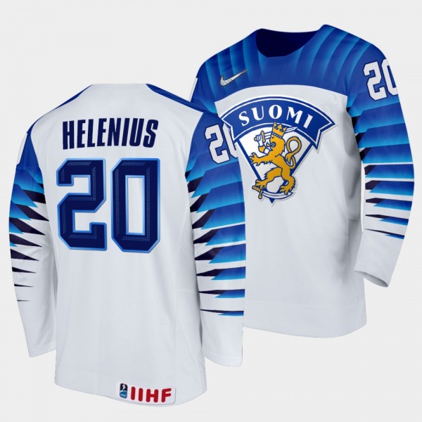 Finland Hockey #20 Samuel Helenius 2022 IIHF World...