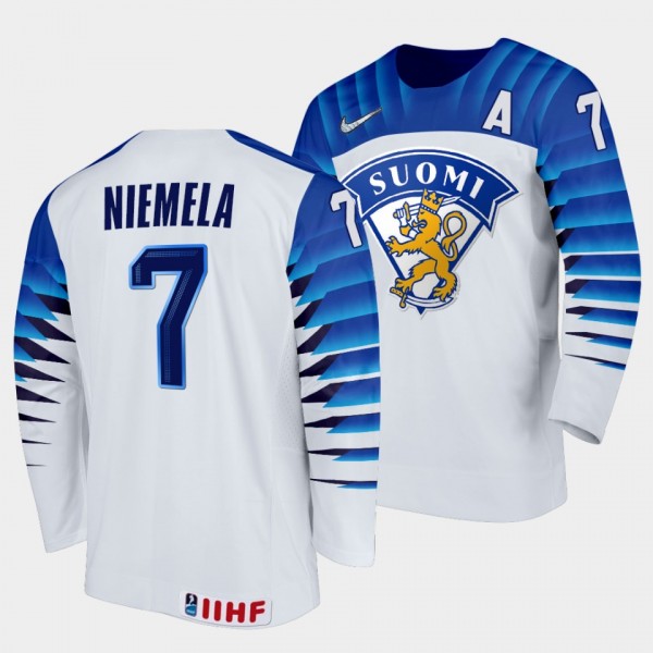 Finland Hockey #7 Topi Niemela 2022 IIHF World Jun...