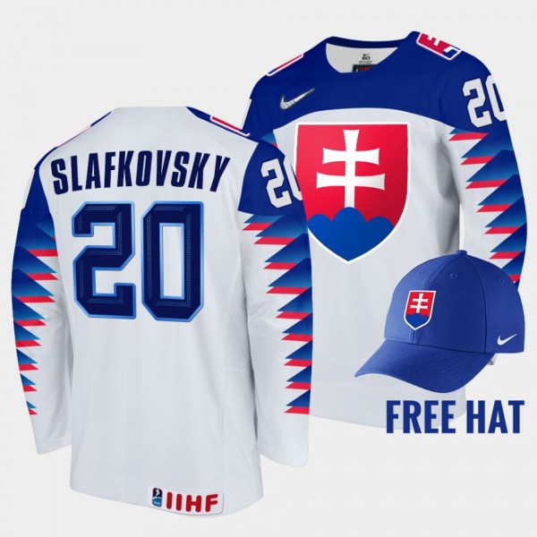 Slovakia Hockey #20 Juraj Slafkovsky 2022 IIHF Wor...