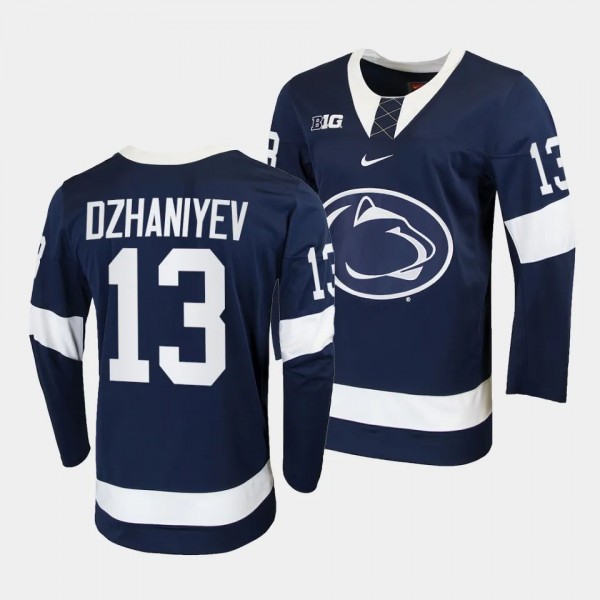 Penn State Nittany Lions Danny Dzhaniyev College Hockey Navy 2023-24 Replica Jersey