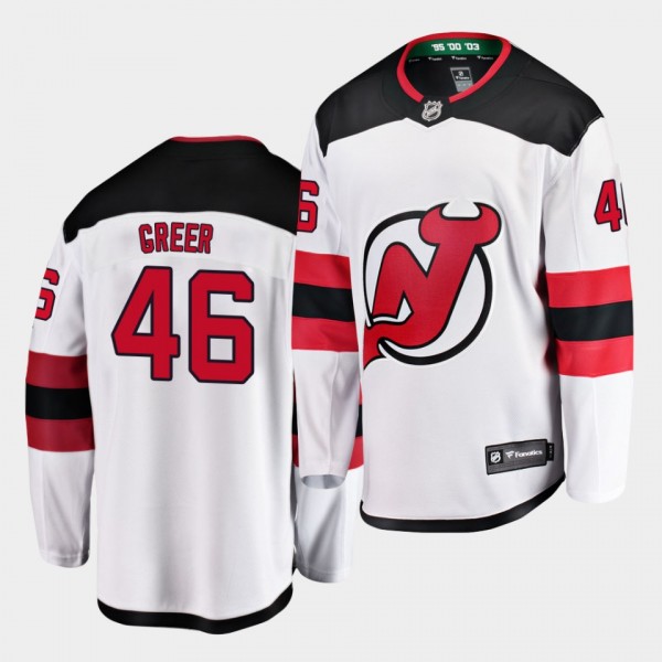 A.J. Greer New Jersey Devils Alternate Men White 2...
