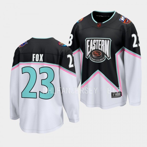 2023 NHL All-Star Adam Fox Jersey New York Rangers Black #23 Eastern Conference Men'