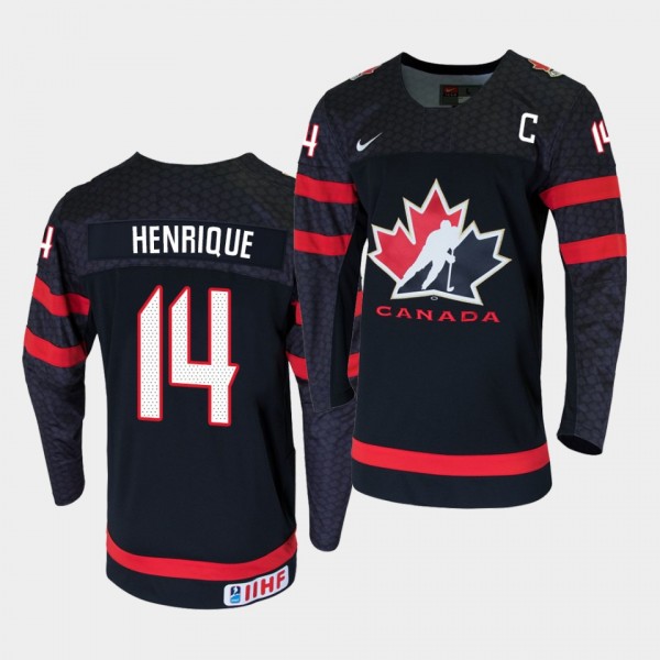 Canada Team 14 Adam Henrique 2021 IIHF World Champ...