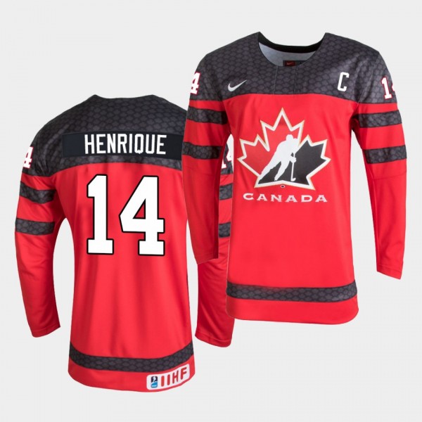 Canada Team Adam Henrique 2021 IIHF World Champion...
