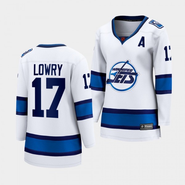 Jets Adam Lowry 2022 Special Edition 2.0 White Jer...