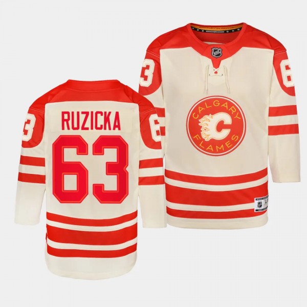 Adam Ruzicka Calgary Flames Youth Jersey 2023 NHL ...