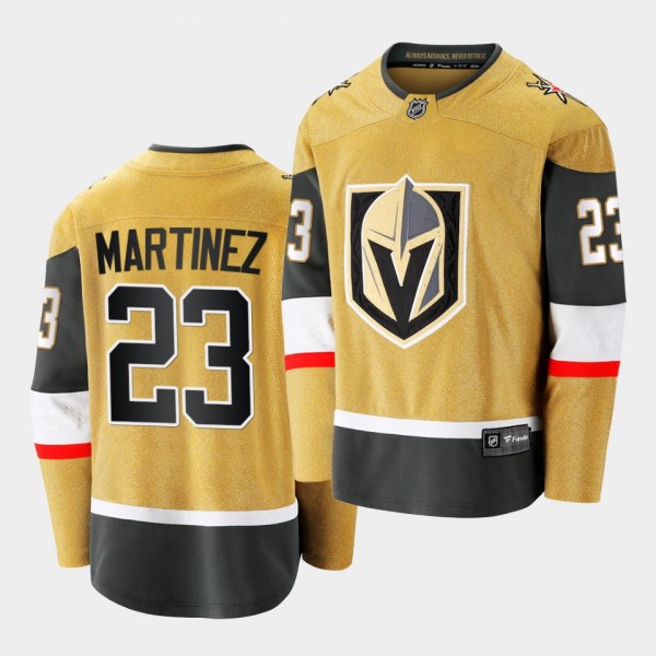 Alec Martinez Vegas Golden Knights 2020-21 Authentic Men Gold Alternate Jersey