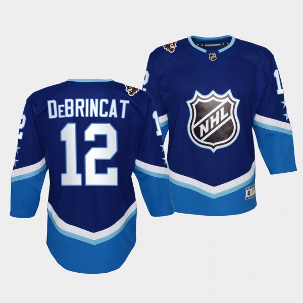 Alex DeBrincat Youth Jersey Blackhawks 2022 NHL All-Star Blue Western Jersey