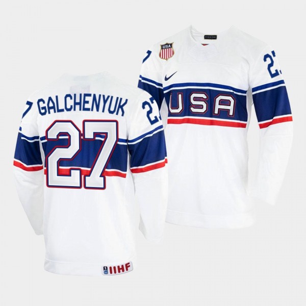 USA 2022 IIHF World Championship Alex Galchenyuk #...