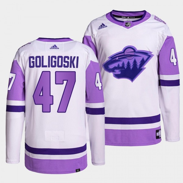 Minnesota Wild Alex Goligoski HockeyFightsCancer J...
