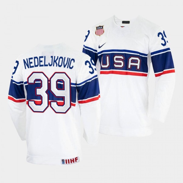 USA 2022 IIHF World Championship Alex Nedeljkovic ...