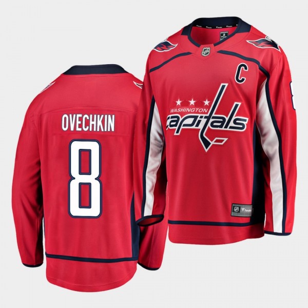 Alex Ovechkin Youth Jersey Capitals Home Red Break...