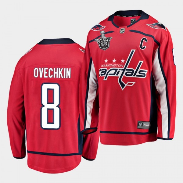 Alexander Ovechkin #8 Capitals 2021 Stanley Cup Pl...