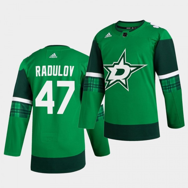 Alexander Radulov #47 Stars 2020 St. Patrick's Day...