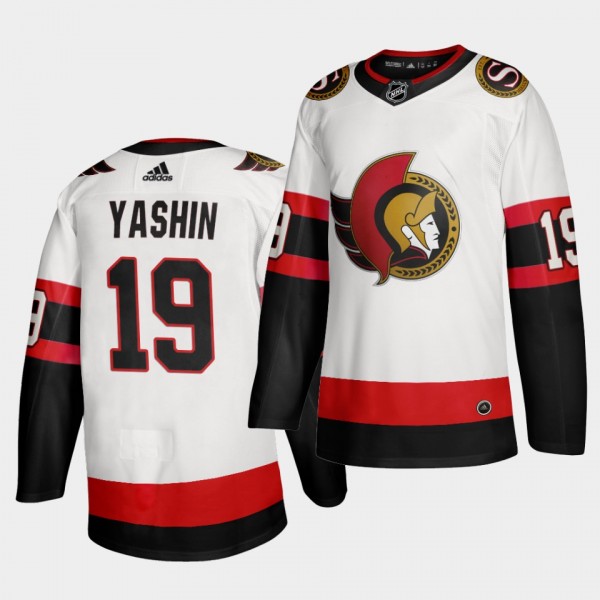 Alexei Yashin Ottawa Senators Road 2020-21 White V...