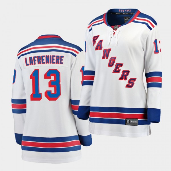 Alexis Lafreniere #13 2020 NHL Draft Away Women Jersey