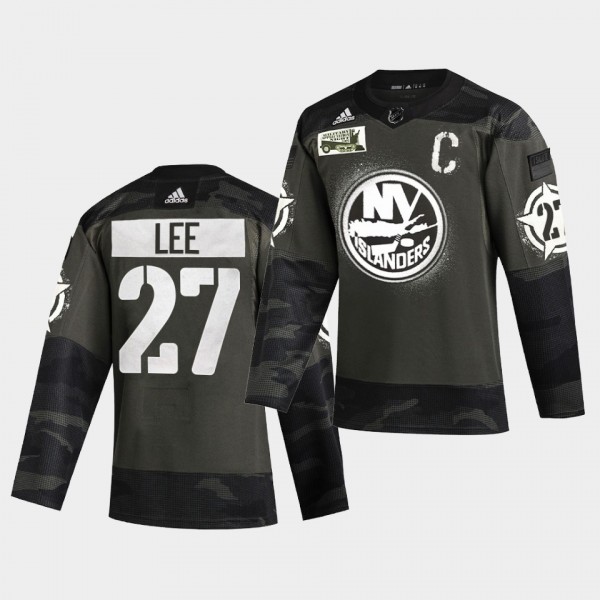 Anders Lee New York Islanders 2021 Military Night ...