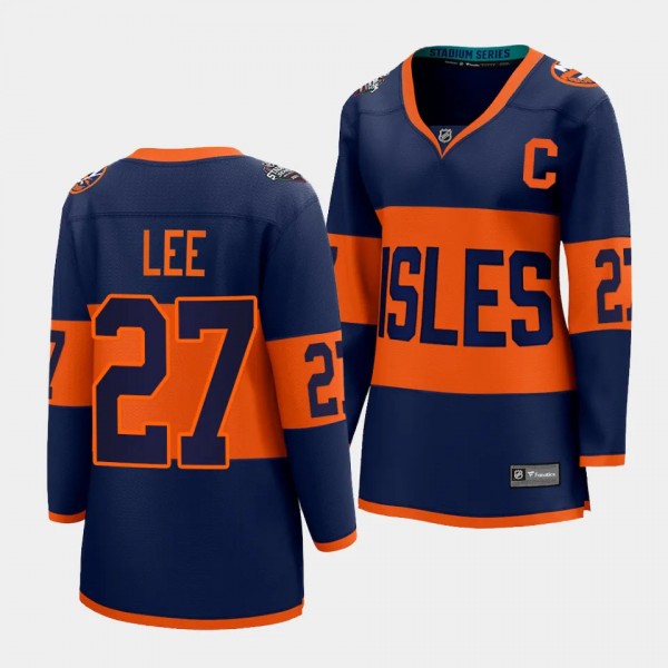 Anders Lee New York Islanders 2024 NHL Stadium Series Women Breakaway Player 27 Jersey