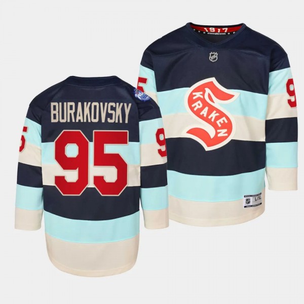 Seattle Kraken #95 Andre Burakovsky 2024 NHL Winte...