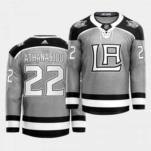 Kings #22 Andreas Athanasiou 2021 City Concept Special Edition Jersey Black