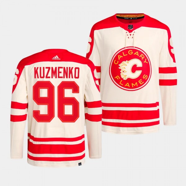 Calgary Flames Authentic Primegreen Andrei Kuzmenk...