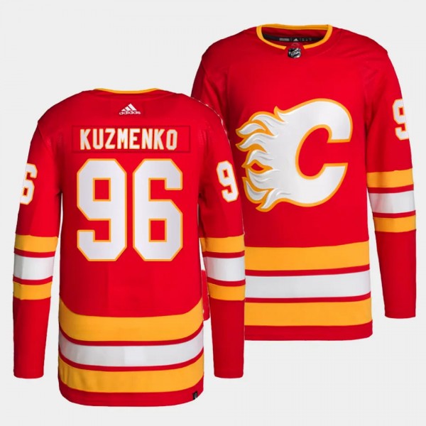 Calgary Flames Authentic Primegreen Andrei Kuzmenk...