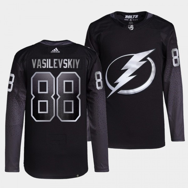 Andrei Vasilevskiy #88 Lightning Alternate Black J...