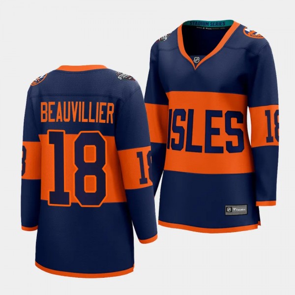 Anthony Beauvillier New York Islanders 2024 NHL Stadium Series Women Breakaway Player 18 Jersey