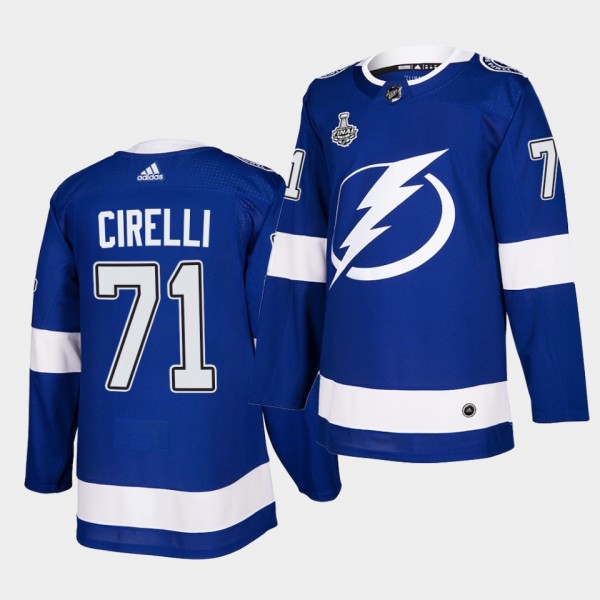 Anthony Cirelli #71 Lightning 2021 Stanley Cup Fin...