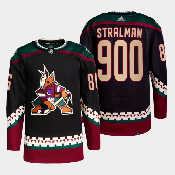 Anton Stralman Coyotes #86 900 Career Games Jersey...