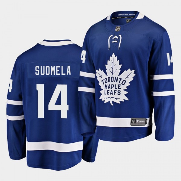 Antti Suomela Toronto Maple Leafs 2021 Home Blue M...