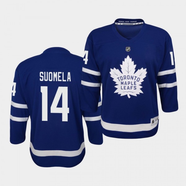 Antti Suomela Youth Jersey Maple Leafs Home Blue Jersey