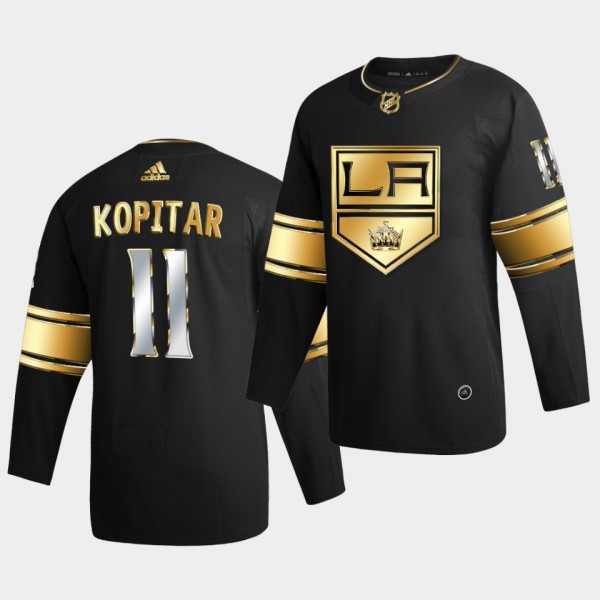 Los Angeles Kings Anze Kopitar 2020-21 Golden Edition Limited Authentic Black Jersey