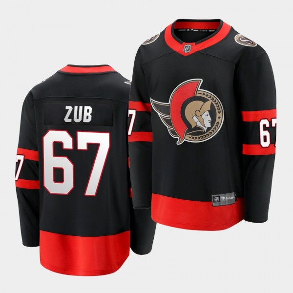 Artyom Zub Ottawa Senators 2020-21 Home Men Black ...