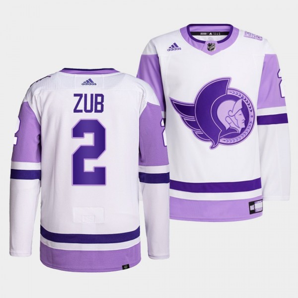 Ottawa Senators Artyom Zub 2021 HockeyFightsCancer...