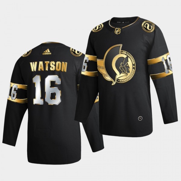 Ottawa Senators Austin Watson 2020-21 Golden Edition Limited Authentic Black Jersey