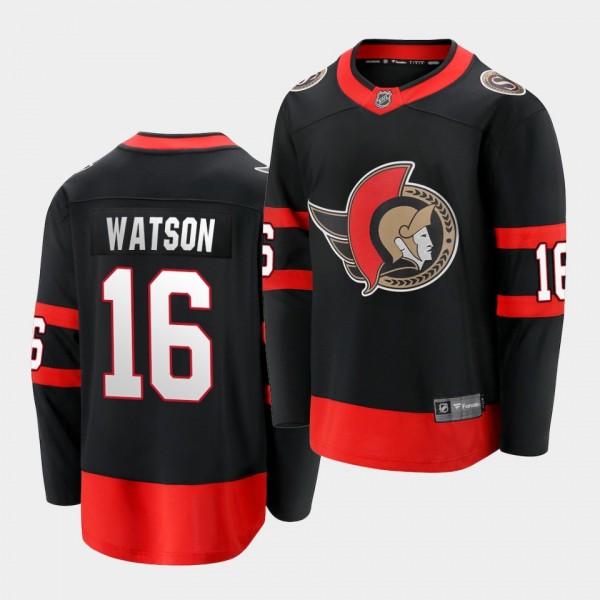 Austin Watson Ottawa Senators 2020-21 Home Men Bla...