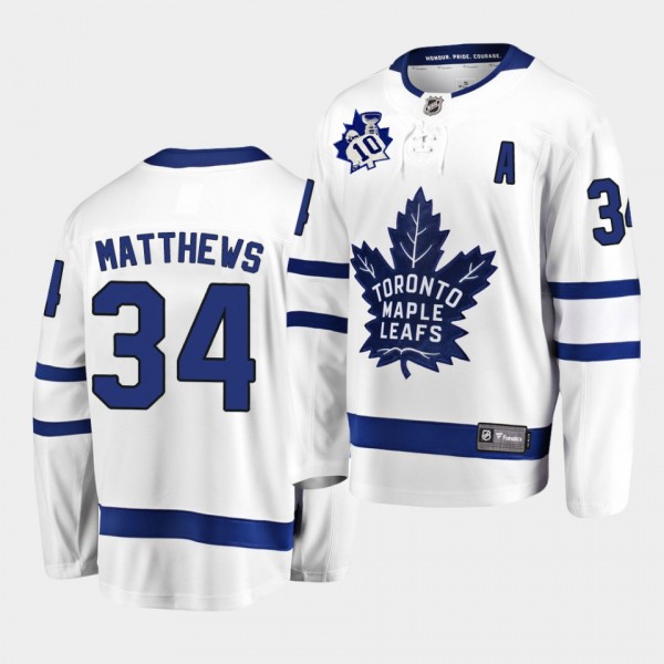 Auston Matthews Toronto Maple Leafs Honor Armstron...