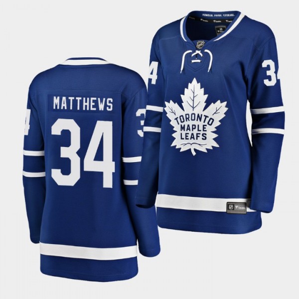 Auston Matthews Maple Leafs #34 Breakaway Home Jer...