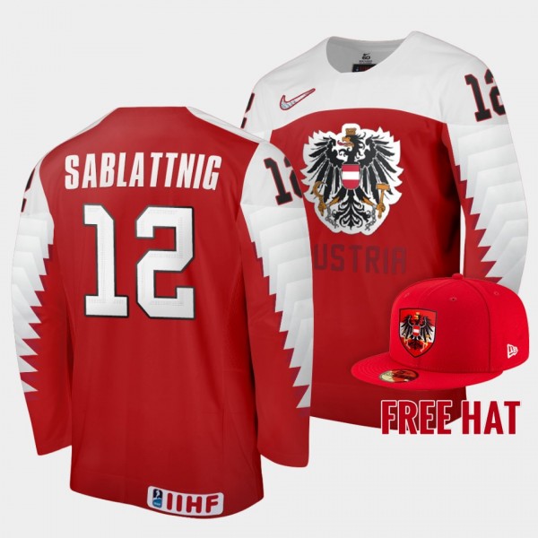 Tobias Sablattnig Austria Hockey 2022 IIHF World J...