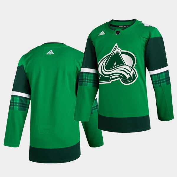 Avalanche 2020 St. Patrick's Day Green Authentic T...