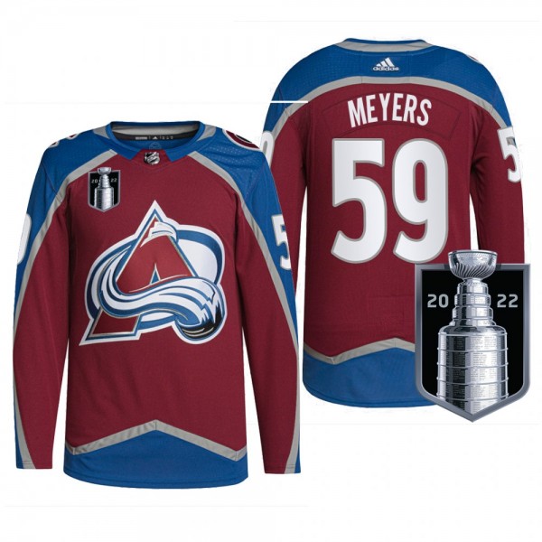 Colorado Avalanche 2022 Stanley Cup Playoffs Ben Meyers Authentic Pro Jersey