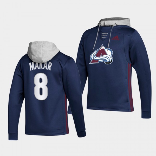 Colorado Avalanche Cale Makar Skate Navy Lace-up Hoodie