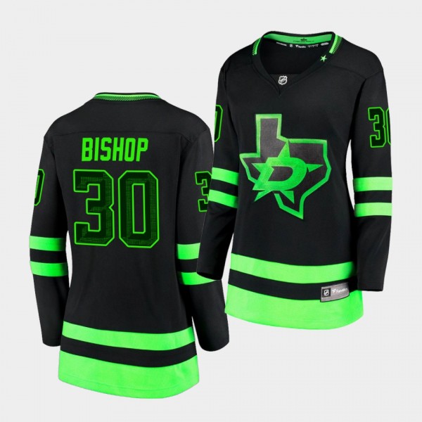 Ben Bishop Stars #30 2020-21 Third Blackout Replic...