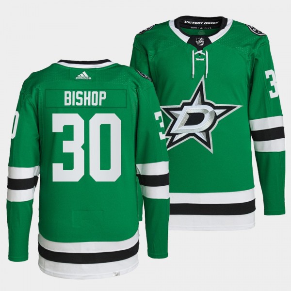 Ben Bishop #30 Stars Home Green Jersey 2021-22 Pri...