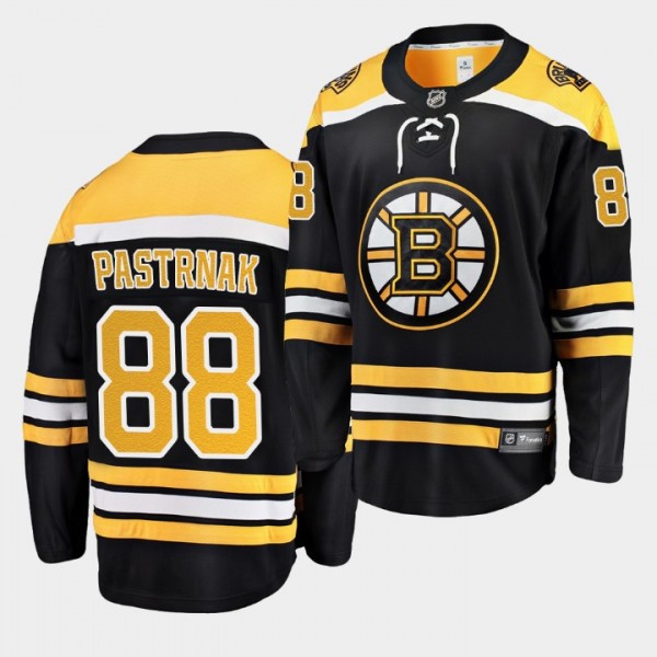 Bruins David Pastrnak #88 Breakaway Home Jersey Men's