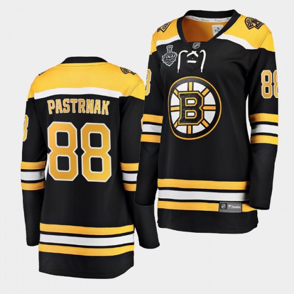 Bruins David Pastrnak #88 Home 2019 Stanley Cup Fi...